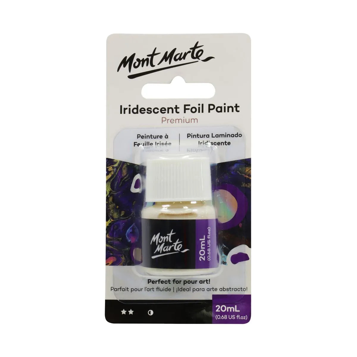 Mont Marte Premium Iridescent Foil Paint 20ml