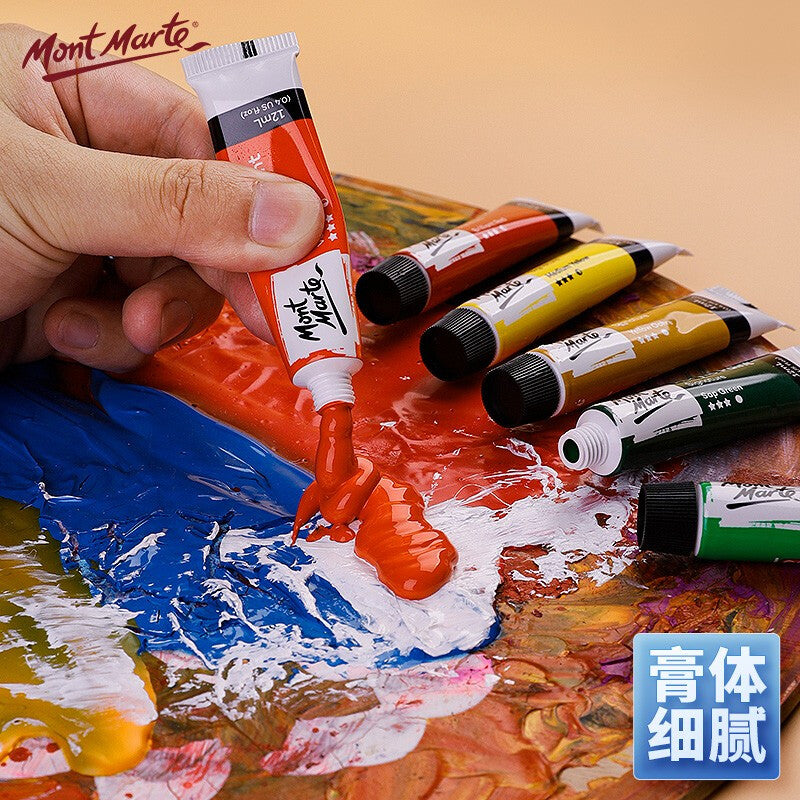 Mont Marte Acrylic Colour Paint Signature 12ml Pack of 36