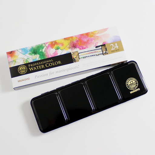 Mungyo Professional Watercolor Set 24 Pieces - thestationerycompany.pk