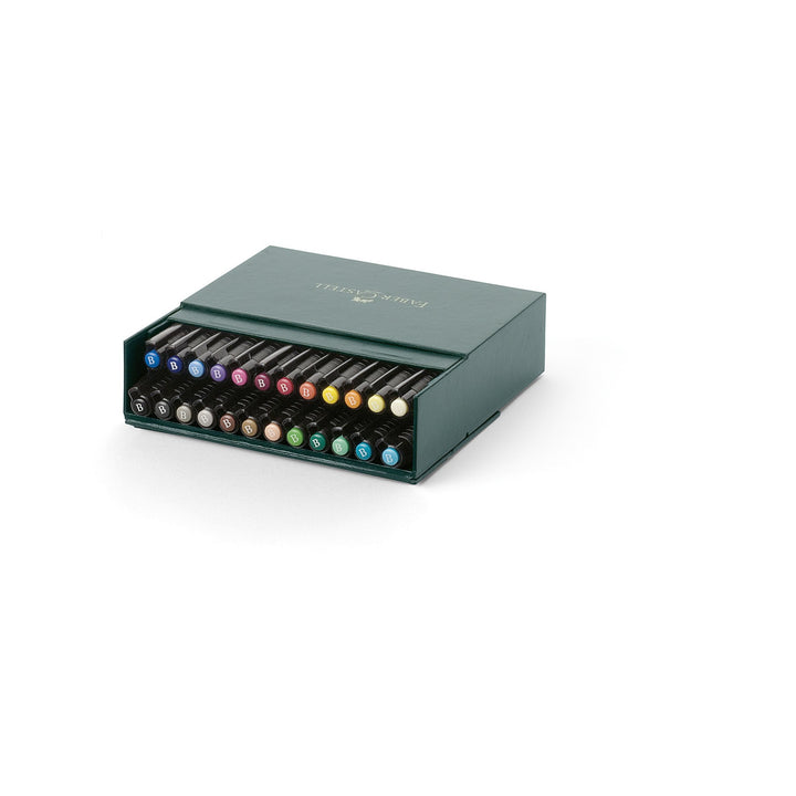 Faber Castell Pitt Artist Pen Studio Set Of 24 Brush Tips - thestationerycompany.pk