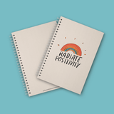 Radiate Positivity Cover Spiral Notebook
