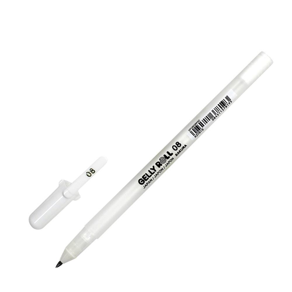 Sakura Gelly Roll Pen White 0.8mm - thestationerycompany.pk