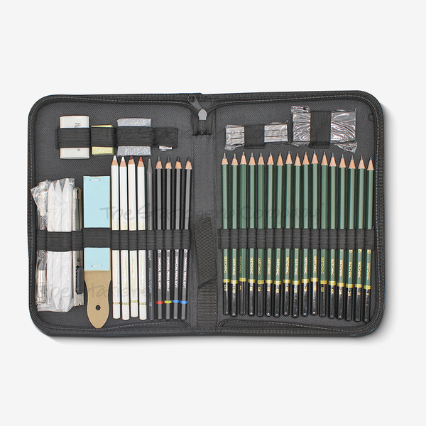 Keep Smiling Sketch Drawing Set Of 42 Pcs