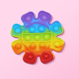 Pop It Fidget Rainbow Sunflower Toy