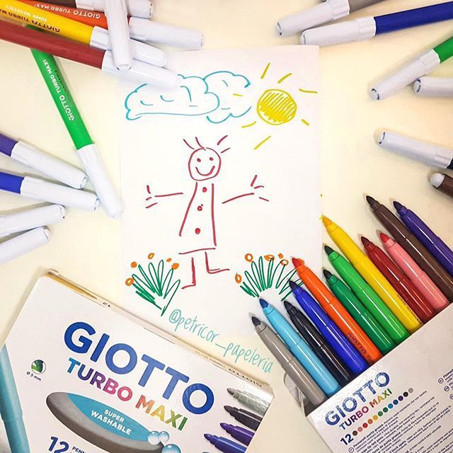 Giotto Turbo Maxi Color Drawing Marker Set