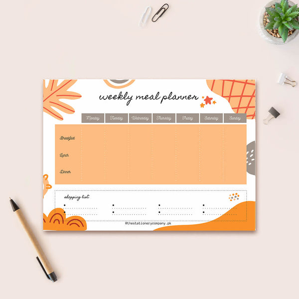 Meal Weekly Planner Style One