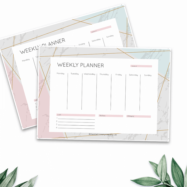 Full Weekly Planner Style One