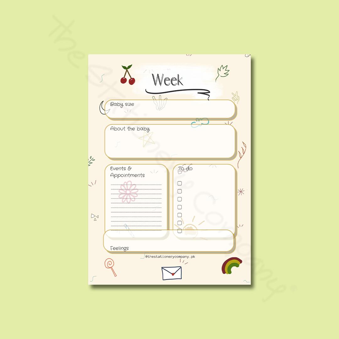 Baby Weekly Planner
