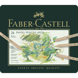 Faber Castell Pitt Pastel Pencils - Tin of 24 - thestationerycompany.pk
