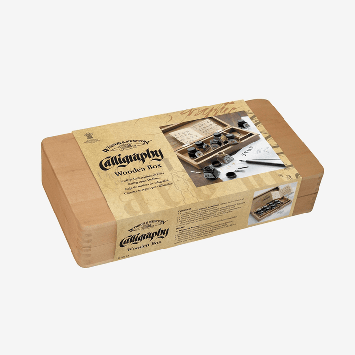 Winsor Newton Calligraphy Ink Wooden Box Set - thestationerycompany.pk